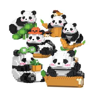 나노블럭 팬다 곰 가족 6종세트