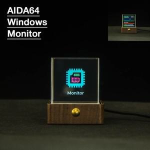 3D 홀로그램 큐브 디스플레이 스마트 시계 USB 충전 와이파이 디지털 앨범 다기능 미니 책상