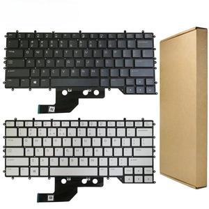 Dell Alienware M15 R2  년 노트북 교체 용 검정색 흰색 키보드 미국 프레임 백라이트 없음