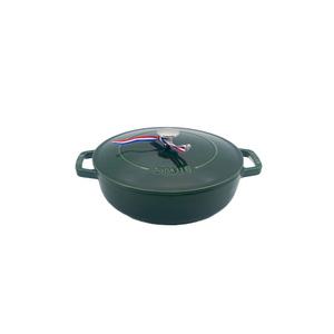 스타우브 B품 시스테라 전골 바질그린 24cm 인덕션 무쇠냄비 주물 전골냄비