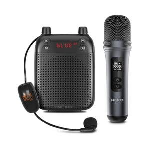 네코 신형 마이크 50W 강의용 무선 마이크 앰프 NK-UA400울트라 블랙 + 핸디 마이