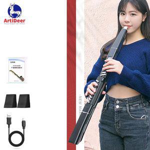 전문 전자 색소폰 알토 블로우파이프 테너 플루트 롤랜드