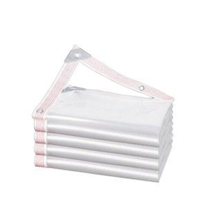 투명 방수포 대형 비닐 캐노피 5x5 창고 온실 방풍 덮개 4x4 야외 PVC