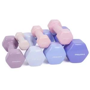 아이워너 PVC 뷰티 육각 미용 아령 2개 세트 0.5kg 베이비핑크