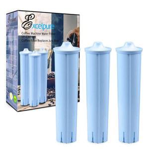 엑셀퓨어 커피 머신 워터 필터 교체 유라 블루 67007 71311 71312 에스프레소 임프레사 F8 F7 3 팩 와 호환 가능