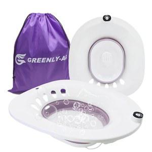 G GREENLY-AG 좌욕탕, 화장실용 좌욕탕, 남녀용 전기 좌욕탕, 산후 관리, 온화하고 진정성 있는 휴대용 좌욕탕, 범용 변기용