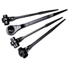 1pc 17-24mm 초내구성 Torx 래칫 렌치 다목적 이중 방향 기어 범용 스패너 퀵 릴리스 소켓