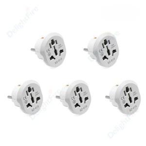 KR 플러그 어댑터 범용 CN AU UK US TO EU 4.8MM 컨버터 250V 16A 전원 전기 소켓 4.0MM 변환기 돼지
