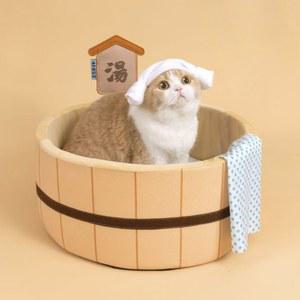 강아지포토존 온천 쿠션 고양이침낭 강아지토퍼 80x125cm 반려견 창문 인테리어