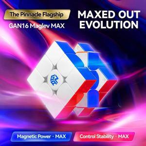 2025 새로운 GAN16 Maglev Max UV 3x3 마그네틱 매직 큐브 Gan 스티커없는 전문 Fidget Toys Cubo