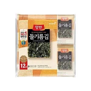 동원 양반 들기름김 4.5g 12봉 x 2개(24봉)(유통기한 임박상품 25.10.14)