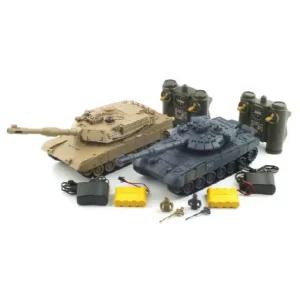 2.4GHz T-90 vs M1A2 배틀탱크 2개세트 RC