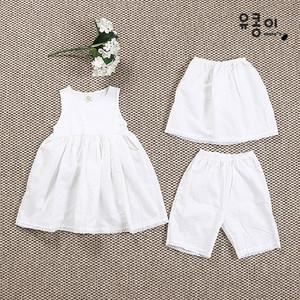 유아 아동 아기 속바지 속치마 / 한복 치마 원피스 레이어드 코디 여아한복세트