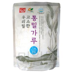 우리밀농협 고소한 통밀가루 1kgX5개 우리밀가루