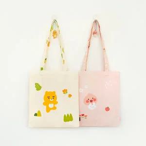 카카오프렌즈 에이프릴샤워 일러스트 에코백 보조가방
