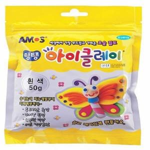 아모스 아이클레이 낱색 흰색(50g)