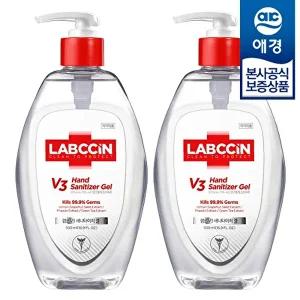 [애경]랩신 V3 손소독제 새니타이저 겔 본품 500ml x2개