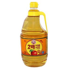 양조식초 오뚜기 사과식초 식초 2배사과식초1.8L 오뚜기식초
