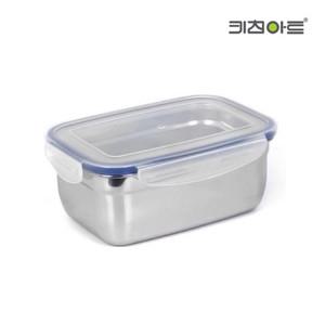 II 키친아트 피앙세 스텐 찬통 사각 1000ml ( 밀폐용기 반찬통