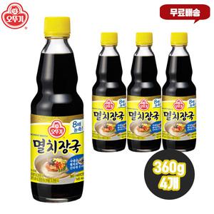 오뚜기 멸치장국 360ml 4개 무료배송/잔치국수