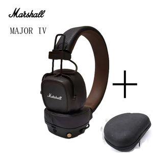 셀A_ Marshall MAJOR IV 블루투스 헤드폰 무선 이어폰 마이크가있는 딥베이스 접이식 스포츠 게임용 헤드셋