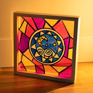 나무 아크릴 투명 액자 키트 DIY 만들기 아크릴판 MDF 탁상용 프레임 멀티 색칠 채색 도구 공작 장식 소품