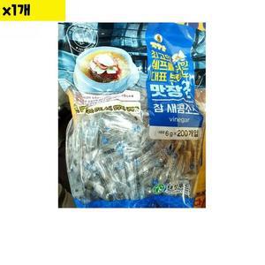 [XBIG8J4N_47]식자재 도매 일회용 새콤소스 6g x200입 1개