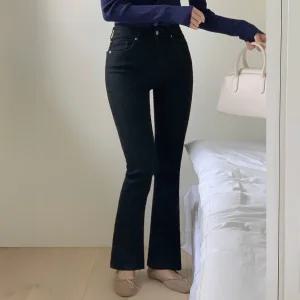 [코코블랑] 보브 스판 부츠컷 팬츠(숏,롱)