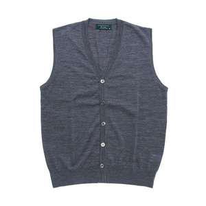 메온셀 카운테스마라 공식브랜드관 F/W 울100 가볍고 얇은그레이 버튼형 조끼CSTU3B11O1GO