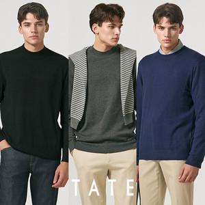 [TATE] 테이트 24FW 남성 메리노울 블렌드 니트3종