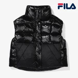 [휠라]휠라 퀼팅 구스다운 패딩베스트 FS2DVF4161F BLK 패딩조끼