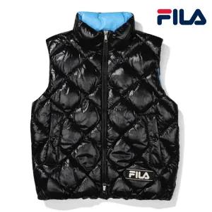 [휠라]휠라 공용 퀼팅 구스 패딩베스트 FS2DVF4111X BLK 패딩조끼
