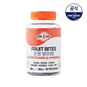 바이엘 원어데이 프룻바이트 멀티비타민&미네랄 60개입 (30일분)