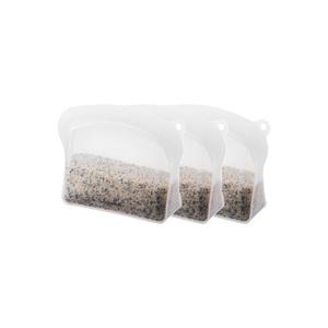 락앤락 실리콘 지퍼백 600ML, 3개