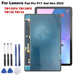 레노버 샤오신 패드 프로 P11 2 세대 2022 11.2 인치 TB132FU TB138FC LCD 디스플레이 디지타이저 터치 스