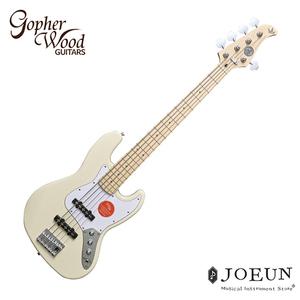 [고퍼우드] 5현베이스 J-Classic IV5st (floral white)  J클래식4 5현