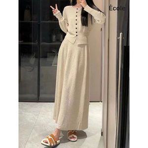 [에꼴드파리]딘트 스커트 세트 F43WOB004Z_P359933105