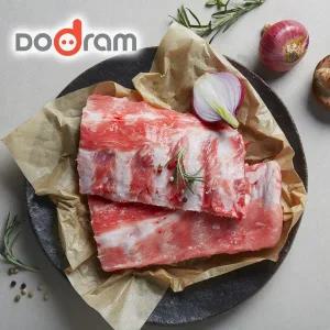 [도드람한돈][무료배송]냉장 등갈비 구이&찜용 1.2kg