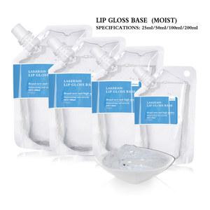 립 글로스 비건 클리어 베이스, 리퀴드 200ML DIY 베이스 만들기, 젤, 립스틱, 모이스처라이징 오일, 원재료 글로즈