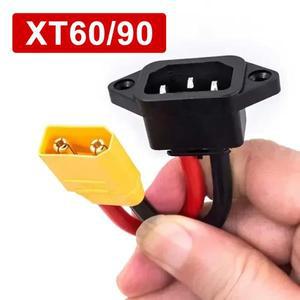 C14 3pin 남성 XT60/XT90 전원 소켓 배터리 자동차 와이어 커넥터 새로운 에너지 자전거 케이블