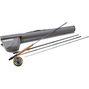 Orvis 클리오워터 플라이 로드 아웃핏 5,6,8 Weight Fly Fishing Rod and Reel Combo Starter Kit with Lar