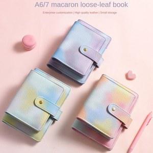 바인더 현금 절약용 미니 돈 정리함 세트 채우기 봉투 시스템 주머니가 있는 플래너 A5 A6 A7