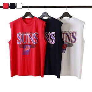 [리빌모아]남자 박스핏 프린팅 농구 헬스 라운드 나시 KSM-TS5-SCT0324006