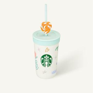 스타벅스 정품 굿포유 롤리팝 하비 콜드컵 355ml 