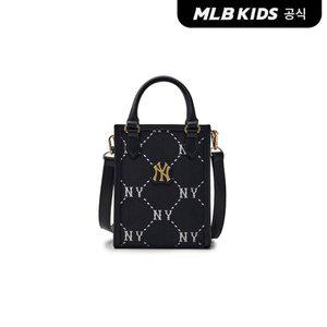 [MLB키즈 공식] 다이아 모노그램 미니 토트백 NY (Black) 7ACRMD35N-50BKS