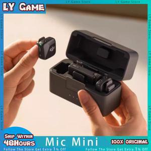DJI호환 Mic Mini 2TX 1RX 충전 케이스 추가 48시간 작동 2단계 능동형 소음 제거 고품질 오디오 안정적인