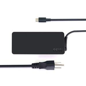 레노버 노트북 충전기 USB C용 65W 컴퓨터 교체, 씽크패드/요가/크롬북, T480 T490 T14 E14 X1 C930 C940 100e 300e 500e 타입-C 학교 크롬북 지원