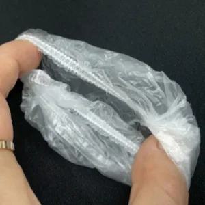 비닐 귀마개 샤워용 염색 방수 이어캡 100P 염색도구 귀덮개 염색용품 미용재료 파마용품