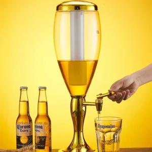 맥주 디스펜서 생맥주 LED 파티 실버 각형 호프집 케그