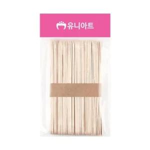 유니아트 2000 나무막대(하드바) 대 원목 미술용품/15cm 50개입 (1개) 부품